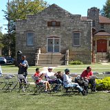 Lane Chapel C.M.E. Church - just east of the park across the street.