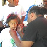 facepainting is always a crowd pleaser...
