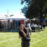 Slow Ya Roll bassist Sean Walker sneaking some popcorn