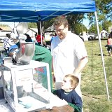 Jarrod Guth (Monk&#39;s Wine) and his son getting ready for treats.
